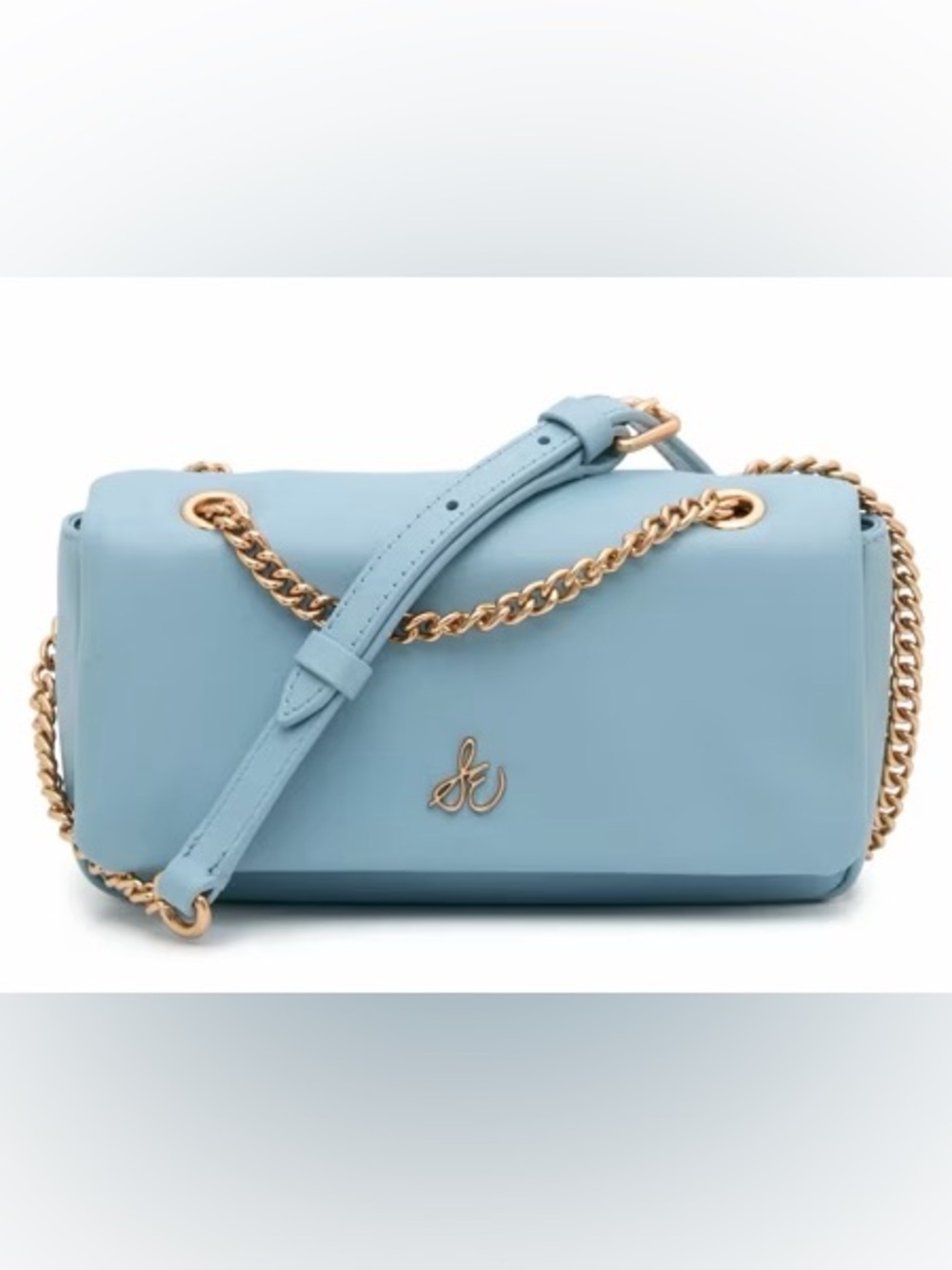 Brand New Sam Edelman Signature Collection Gisellia Leather Shoulder Bag